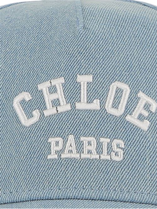Cappello bambina Chloé in denim blu Chloe' Kids | C20869Z10